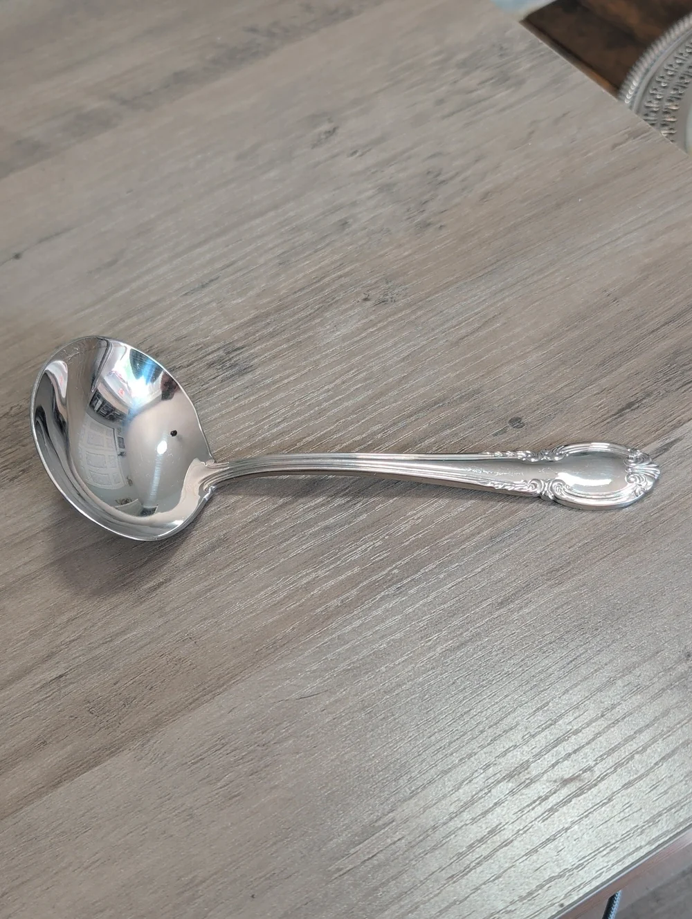 Vintage Round Bowl Gravy Ladle